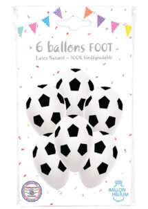 ballons foot latex, ballon hélium ballon de foot, ballon de baudruche foot