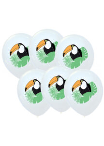 ballons toucans, ballons latex, ballons baudruche, ballons imprimés