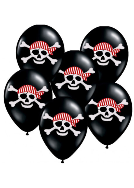 ballons baudruche, ballons pirates, ballons hélium, ballons enfants, Ballons Imprimés Pirates Kids, en Latex