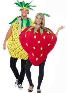 déguisements couples, déguisements duo, déguisement fraise, déguisement ananas