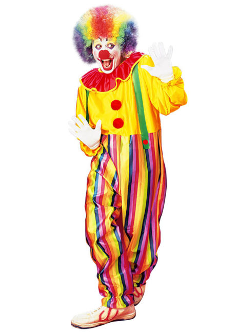 déguisement de clown adulte, costume de clown homme, Déguisement Clown, Combinaison Multicolore