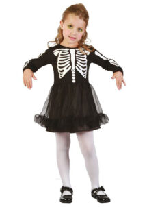 déguisement squelette fille, costume squelette halloween fille, Déguisement de Squelette Tulle, Baby Fille
