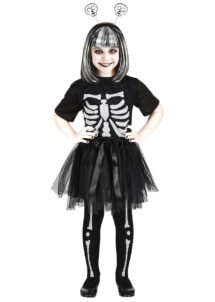 déguisement squelette fille, costume squelette halloween fille