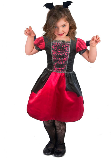 déguisement vampire fille, costume de vampire halloween enfant, Déguisement de Vampire Chauve Souris, Fille