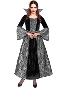 déguisement Halloween femme, déguisement vampire sombre, déguisement noir gothique