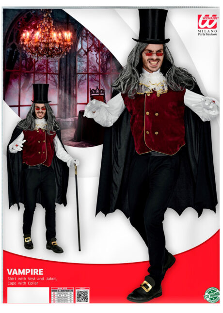 déguisement vampire homme, déguisement vampire halloween, costume vampire homme, déguisement dracula, Déguisement de Vampire, Comte Dracula