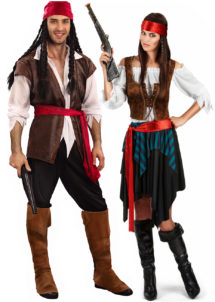 déguisements couples, déguisements duos, déguisements pirates