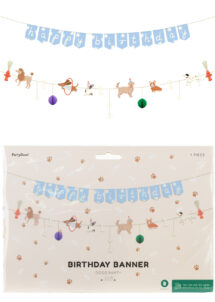 guirlande anniversaire enfant, guirlande anniversaire chiens