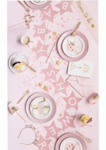 guirlande baby shower fille, guirlande naissance fille, décorations babyshower fille