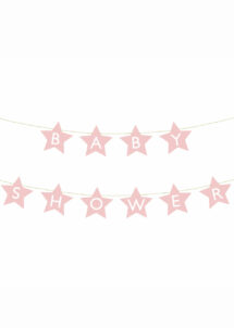 guirlande baby shower fille, guirlande naissance fille, décorations babyshower fille