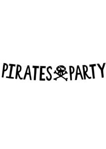 guirlande pirate, guirlande décorations anniversaires, guirlande pirate party