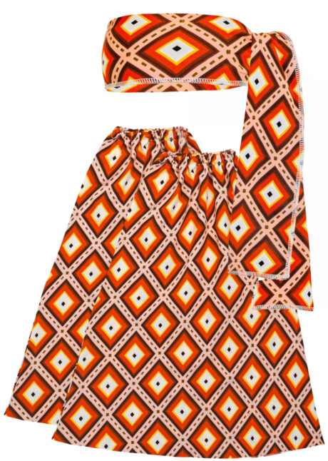 jambières hippie, jambières disco, pattes d'eph, Jambières Pattes d’Eph et Bandeau, Groovy Rhombus