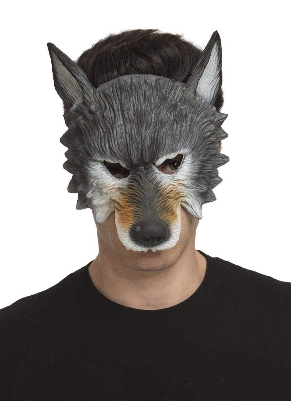 Masque De Loup-garou Pour Halloween - Costume Réaliste En Fourrure Synthétique, Taille Unique élastique