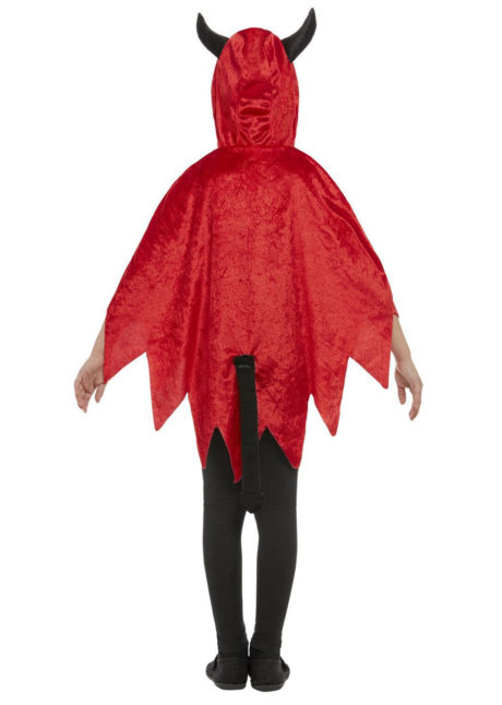 cape de diable pour enfants, capes halloween, déguisement diable enfant halloween, Cape de Diable avec Cornes, Fille et Garçon