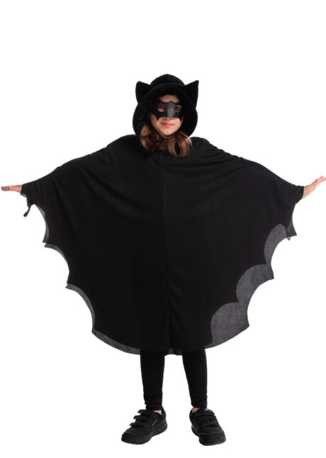 cape chauve souris, déguisement chauve souris enfant, costume de chauve souris, Cape Chauve Souris avec Masque, Enfant