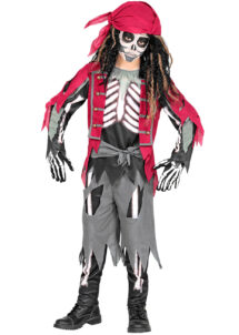 déguisement pirate zombie, déguisement pirate halloween enfant, déguisement pirate garçon halloween