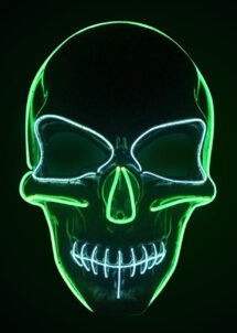 masque led lumineux, masque squelette led, masque halloween