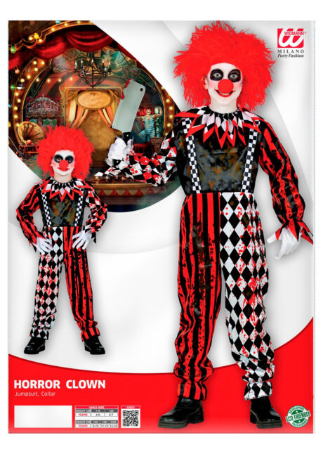 déguisement clown halloween enfant, costume de clown halloween garçon, Déguisement de Clown Horreur, Garçon