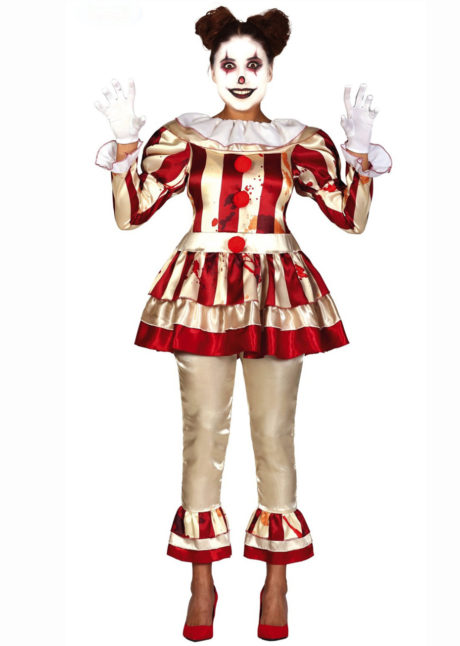 déguisement clown halloween femme, déguisement clown pennywise, costume clown halloween femme, Déguisement Clown Effrayant It