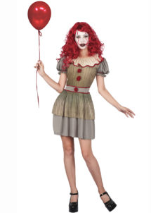 déguisement clown halloween femme, déguisement clown pennywise, costume clown halloween femme, Déguisement Clown Maléfique