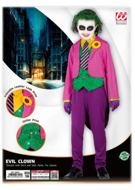 déguisement joker, déguisement the joker ado, déguisement halloween enfant, Déguisement de Joker, Garçon