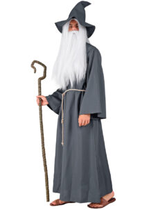 déguisement de sorcier, déguisement de magicien, déguisement de druide, déguisement Gandalf