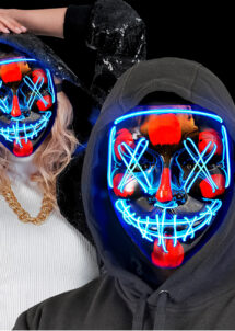 masque led purge, masque la purge, masque lumineux led, masque halloween, American nightmare