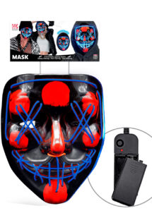 masque led purge, masque la purge, masque lumineux led, masque halloween, American nightmare