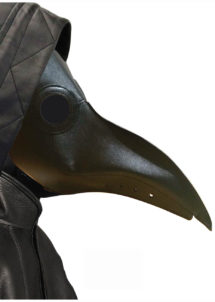 masque plague, masque docteur peste, masque Halloween, masque long nez