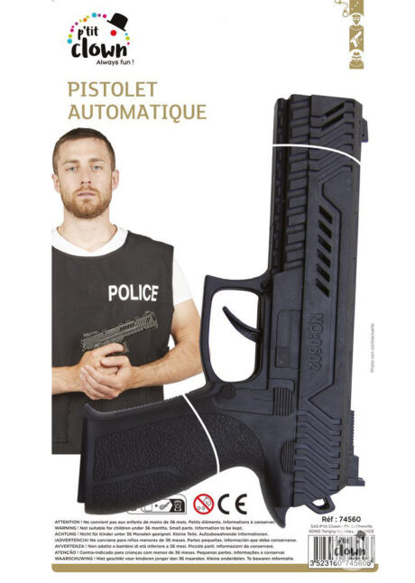 faux pistolet, revolver, fausse arme à feux, pistolet de police, Pistolet Revolver Automatique