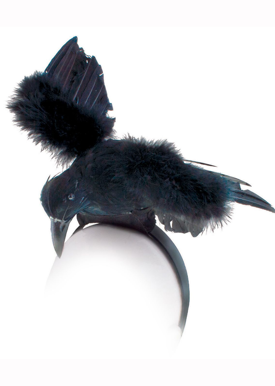 Serre-tête Décoratif Corbeau Pour Halloween - Accessoire De Fête Costumée - Taille Réglable (56-58 Cm) - Léger Et Confortable - Pour Adultes Et Enfants