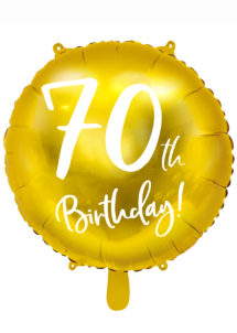 ballon anniversaire, ballon chiffre, ballon 70 ans