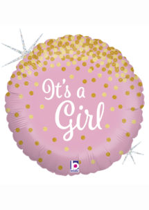 ballon baby shower, ballons baby shower, ballon naissance fille, ballon rose