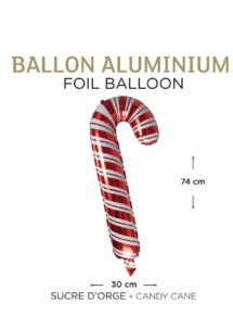 ballon noël, ballon sucre d'orge