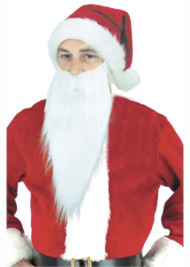 barbe blanche, barbe de père Noel, barbe Noel