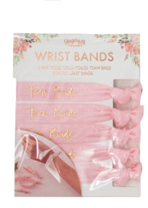 accessoires bride to be, accessoires EVJF, Bracelets EVJF, Team Bride x 5