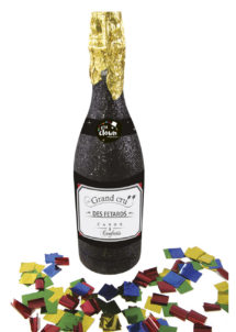 canon à confettis, canon bouteille de champagne confettis, Bouteille de Champagne, Canon à Confettis Métal