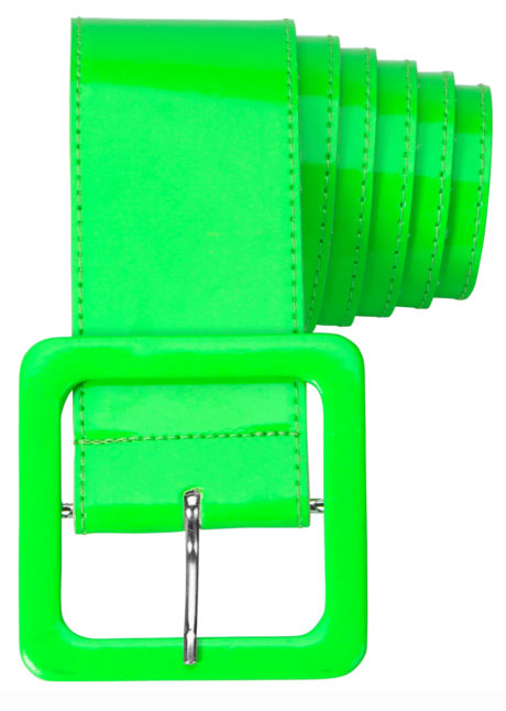ceinture vert fluo, ceinture verte, ceinture disco, Ceinture Fluo Verte, Années 80