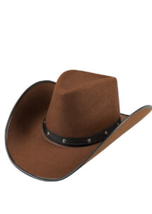 chapeau de cowboy marron, chapeau cowboy