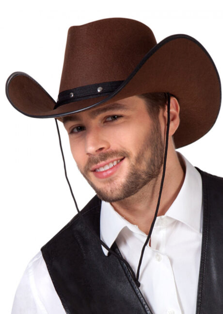 chapeau de cowboy marron, chapeau cowboy, Chapeau de Cowboy Wichita, Marron