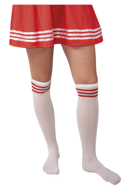 chaussettes cheerleader, chaussettes pompom girl, Chaussettes de Cheerleader