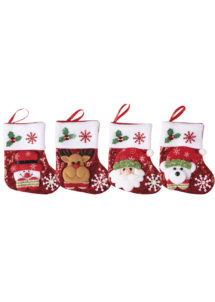 chaussettes de Noël, chaussette père Noel,, Chaussette de Noël Mini, 4 Modèles