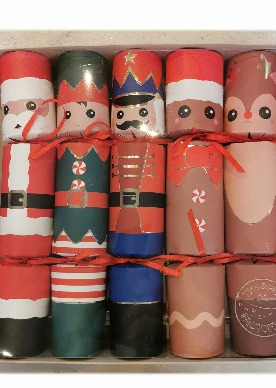 Crackers de Noël, Coffret de 5 - Aux Feux de la Fête - Paris