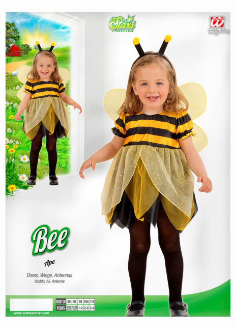déguisement abeille fille, costume abeille fille, déguisement animaux enfants, Déguisement d’Abeille, Fille
