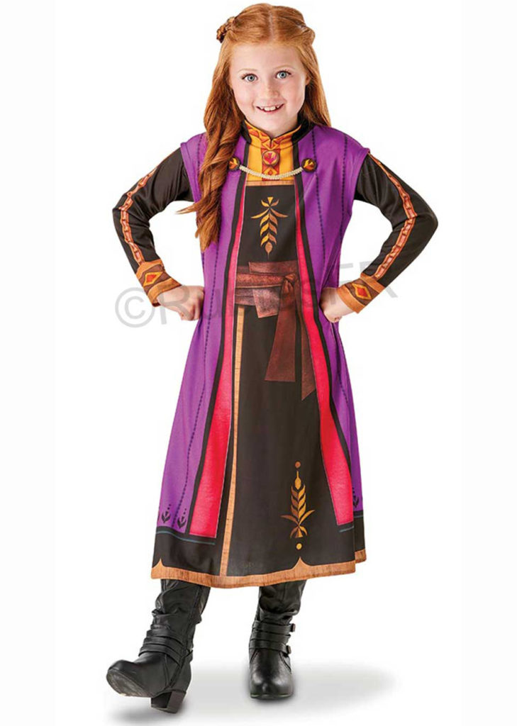 D?�guisement la Reine des Neiges 2, Disney, Anna, Fille - Aux Feux de la F??te - Paris