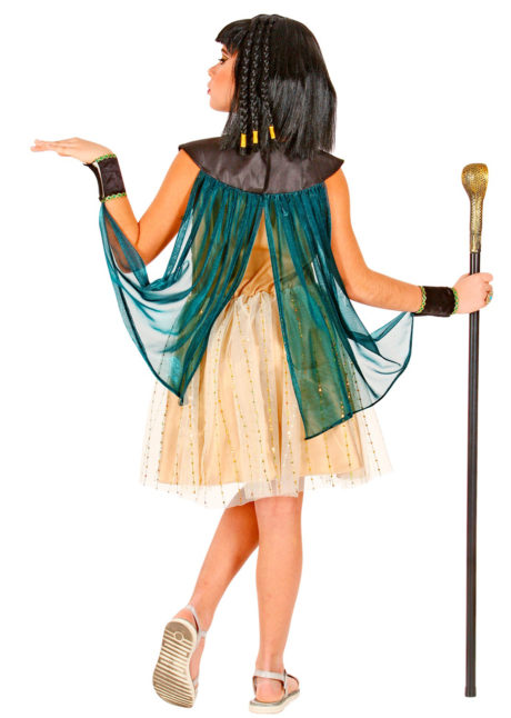 déguisement cleopatre fille, costume de cléopatre pour fille, déguisement égyptienne fille, Déguisement de Cléopatre, Scintillant Doré, Fille