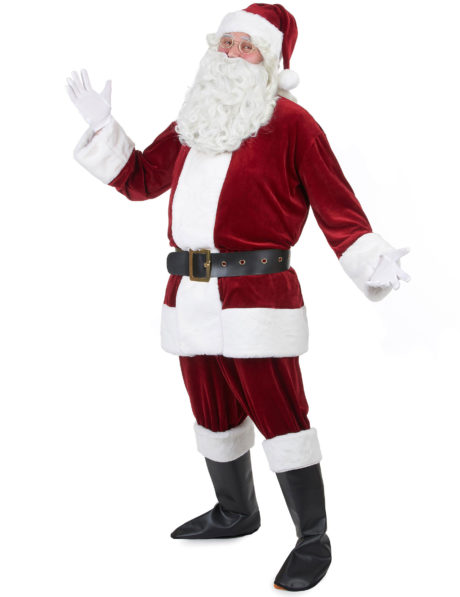 déguisement de père Noel, costume de père noel, déguisement de pere noel luxe, Déguisement Père Noël Velours Luxe
