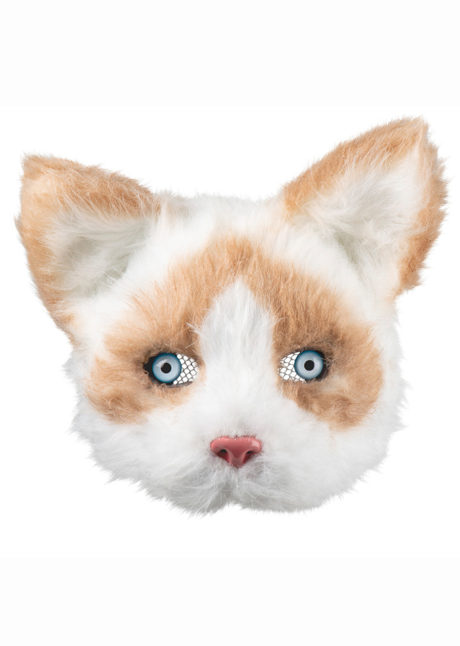 masque de chat, masque animaux, masques de chat, Masque de Chat Fourrure, Demi Visage