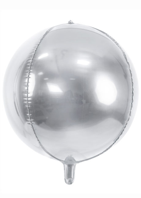 ballon hélium, ballon argent, ballon mylar, ballon aluminium, ballon argent, Ballon Boule Argent, Globe Aluminium