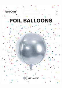 ballon hélium, ballon argent, ballon mylar, ballon aluminium, ballon argent